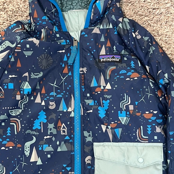 Patagonia 2-3T Reversible Bunting Ski Snow - Picture 3 of 8